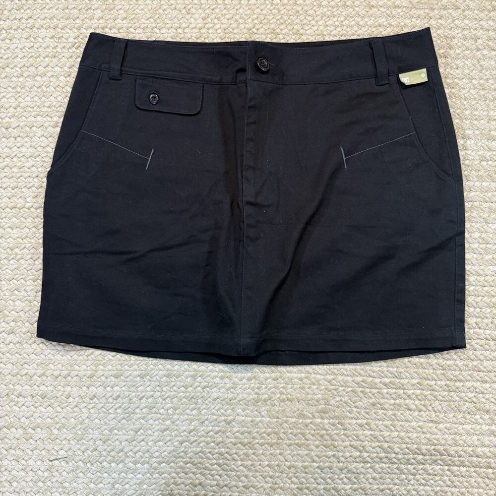 Vintage Y2K DC Black Mini Skirt Women's Size 5 Low Rise EUC Skaterchic